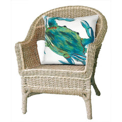 Visions Iii Blue Crab Indoor/Outdoor Pillow 20