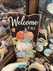 Welcome Y'all Sign - Fall & ThanksgivingGiftcraft Inc.