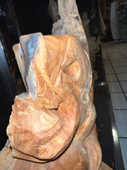 Wooden Horse Head Sculpture - 32