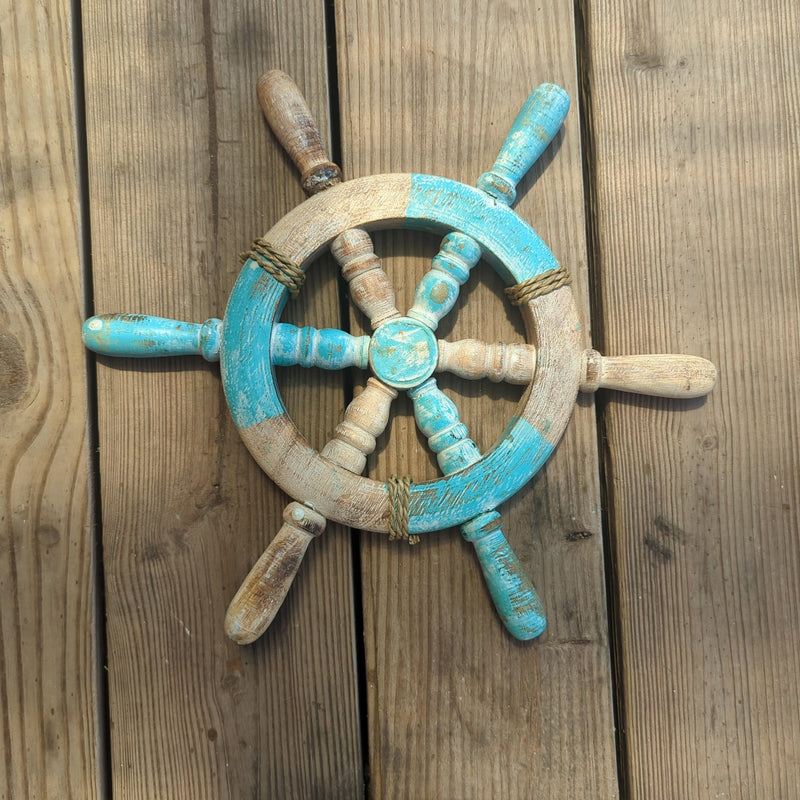 Wooden Ships Wheel - World Shells Imports