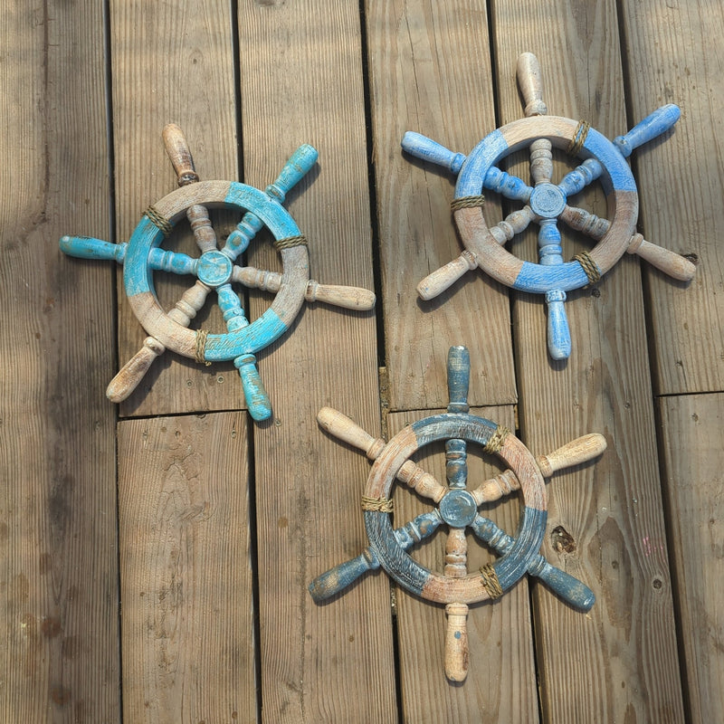 Wooden Ships Wheel - World Shells Imports