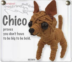 Chico chihuahua- Inspirational String Critter Keychain