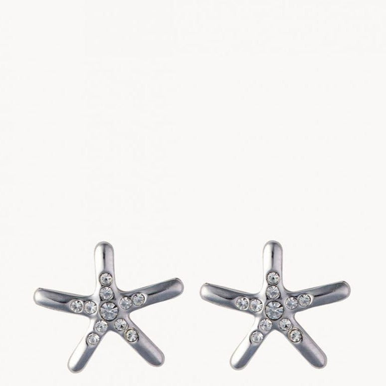Sea La Vie Stud Earrings Shine/Starfish - Silver