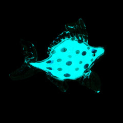 Glass Glowing Fish Ornament