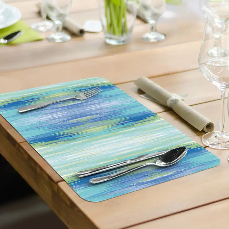 Isla Mona Coastal Reversible Rectangular Plastic Placemat