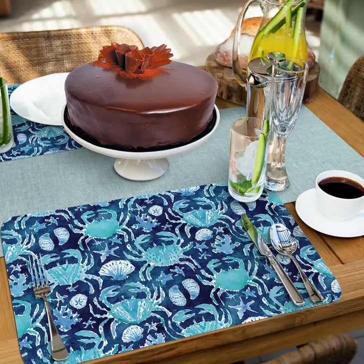 Ocean Fantasy Reversible Rectangular Plastic Placemat