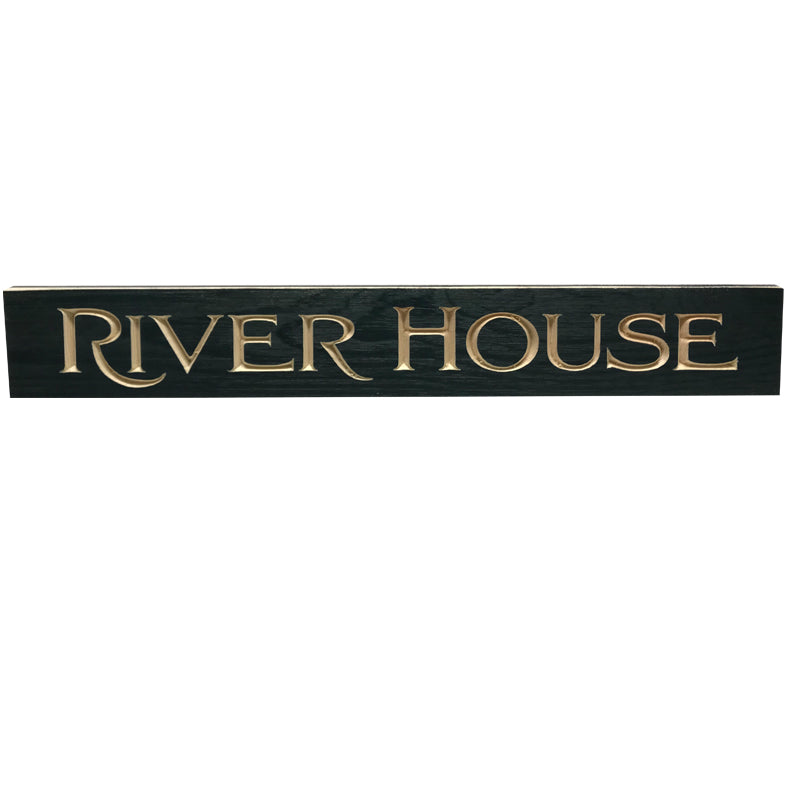 River, Lake, & Country House Theme Barnwood Sign - 24"