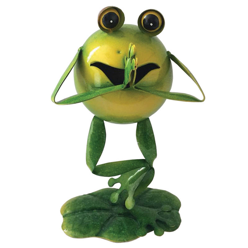 10.5" Yoga Iron Frog - Accent DecorSanta’s Workshop Inc.