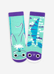 Dolphin & Fish | Kids & Adult Socks | Collectible Mismatched Socks