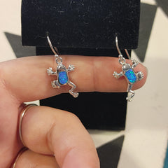 Frog Opal Earrings