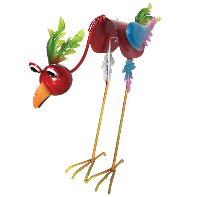 18.5" Iron Red Jungle Bird - Accent DecorSanta’s Workshop Inc.