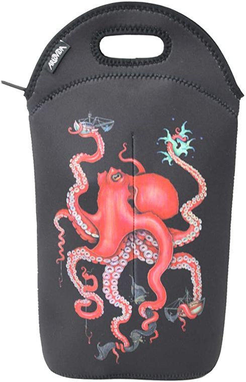 Neoprene 3-in-1 Wine Tote - Mermaid or Octopus