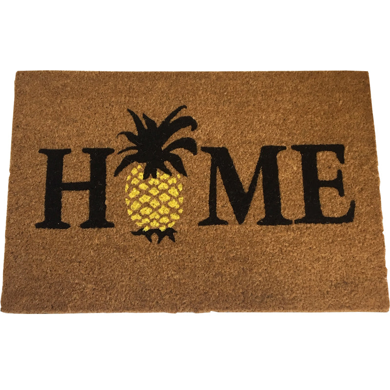 Door Mat Home with Pineapple