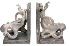 Polyresin Octopus Bookend Set of 2