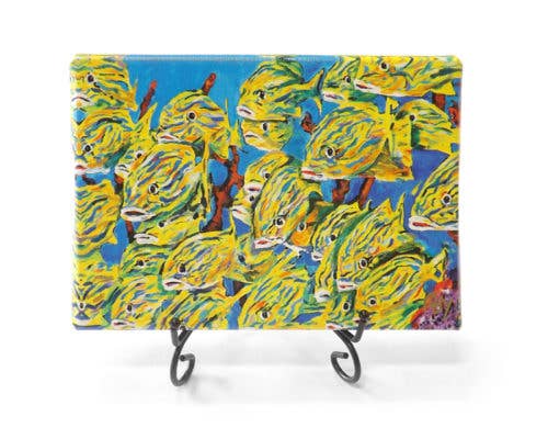 Playing With Fire Coral Mini Giclee