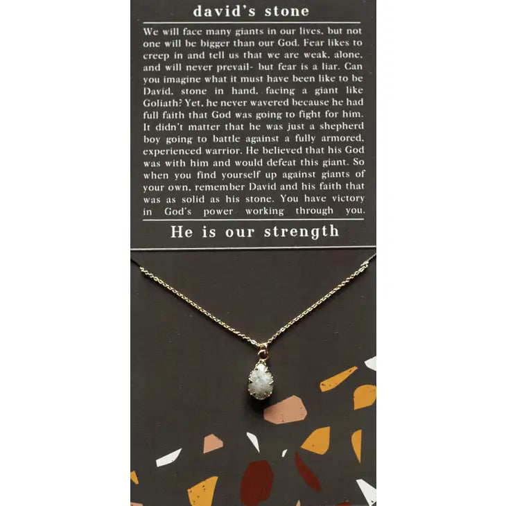 David's Stone | Christian Necklace