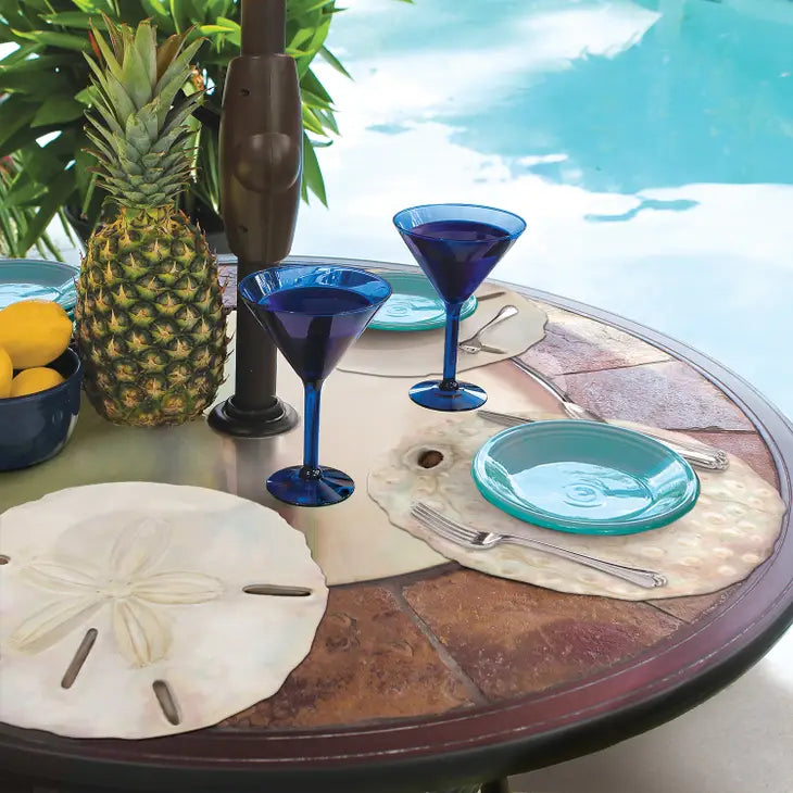 Sand Dollar Reversible Shaped Easy Care Plastic Placemat