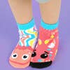 Crab & Jellyfish | Kids & Adult Socks | Mismatched Crazy Fun Socks