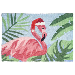 Festive Flamingo Accent Rug