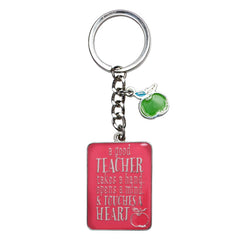 Pink Blessings for a #1 Teacher Key Ring in Gift Tin - 1 Corinthians 16:14