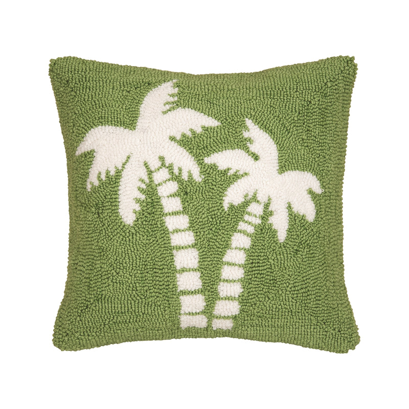 Beachy Palm Trees Pillow