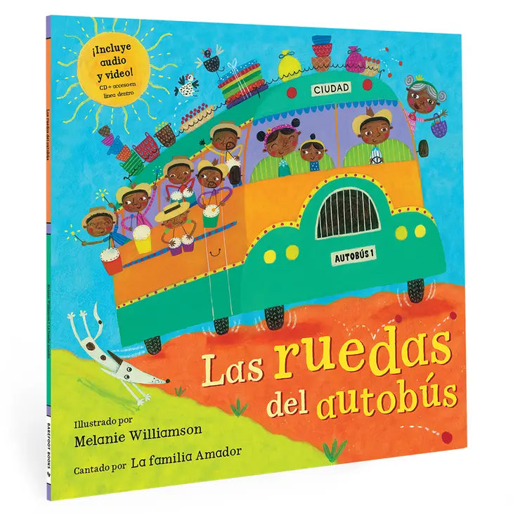 Wheels on the Bus/Las Ruedas Del Autobus - Paperback with Audio & Video