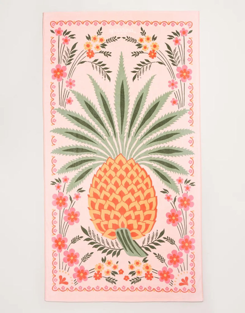 Beach Towel - Alljoy Landing Pineapple