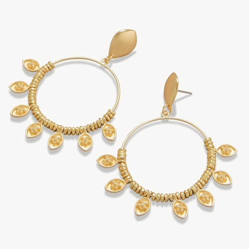Primrose Fringe Earrings - Gold