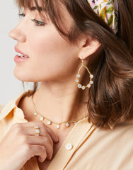 Maera Earrings- Mother of Pearl