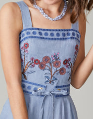 Arley Jumpsuit - Oyster Factory Embroidery