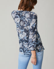 Cora Silk Blouse - Oyster Factory Vintage Floral