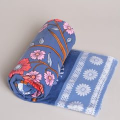 Beach Towel - Oyster Factory Floral Sprigs