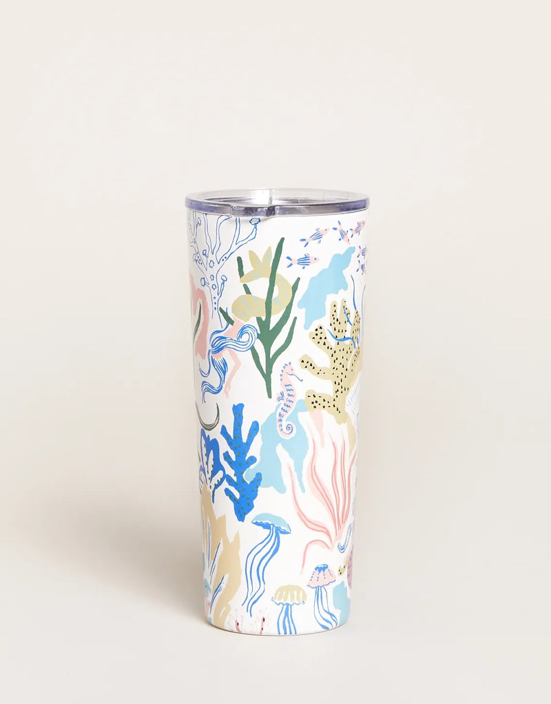 Stainless Steel Drink Tumbler 22 oz - Mermaid Sea