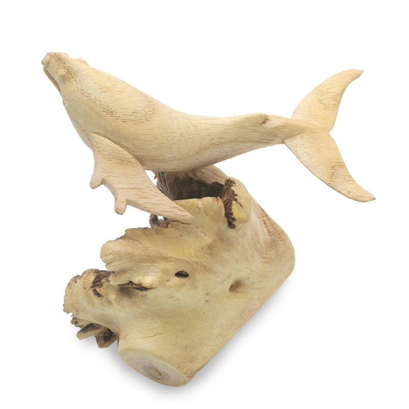 Small Grey Whale Wood sculpture