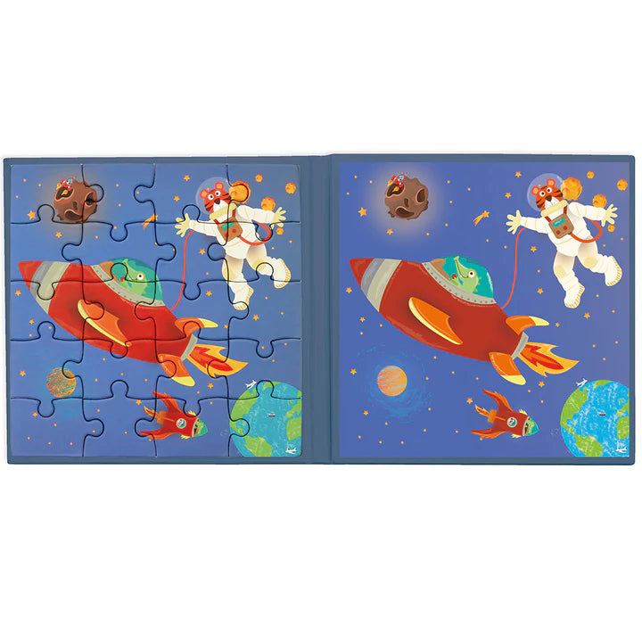 Book to Go Space Magnetic Puzzle