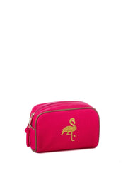 Pink Travel Pouch- Flamingo