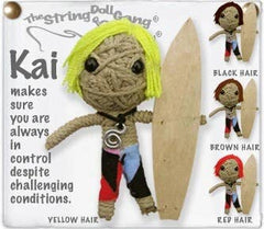 Kai Boy- Inspirational String Surfer Doll Keychain