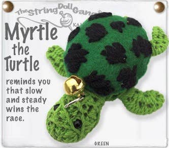 Myrtle the Turtle- Inspirational String Doll Keychain