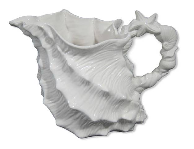 White Shell Tea & Serving Pieces