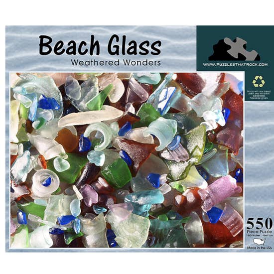 Beach Glass Jigsaw Puzzle 550 Piece