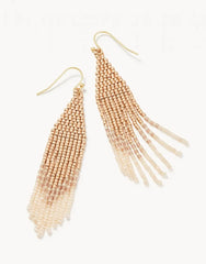 Bitty Bead Earrings - Golden Blush