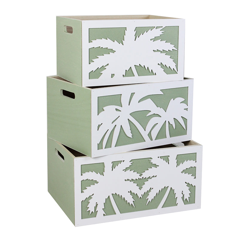 Palm Tree Crates - Three Sizes