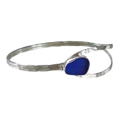 Sea Glass Bracelet Slender Curve- Available in 2 Colors