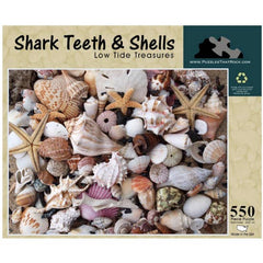 Shark Teeth and Shells Jigsaw Puzzle 550 Piece