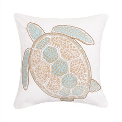 Beaded Amber Sands Coastal Design Pillows