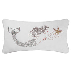 Mermaid with Starfish Pillow