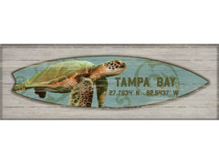 Turtle Surfboard - Customized Text