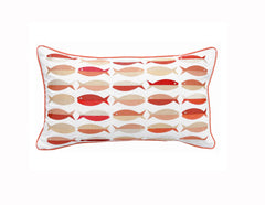 Coral Fish Pattern Indoor/Outdoor Pillow