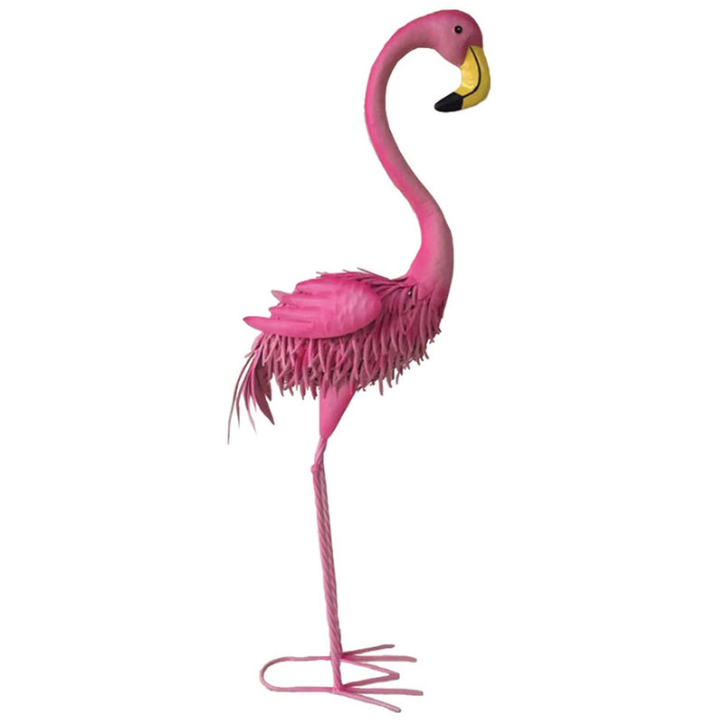 40" Iron Flamingo