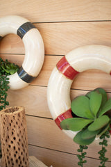 Ceramic Life Ring Planter - 2 Sizes/Colors